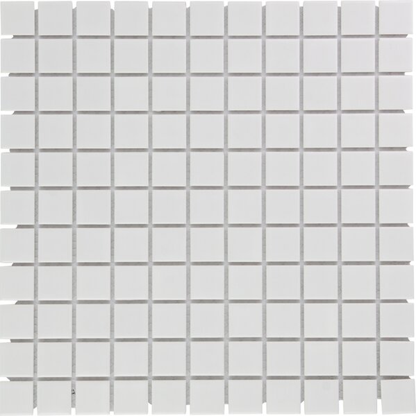 FIN Keramická mozaika bílá Mozaika White Mat 23 2,3x2,3 (30x30) cm - AM230010