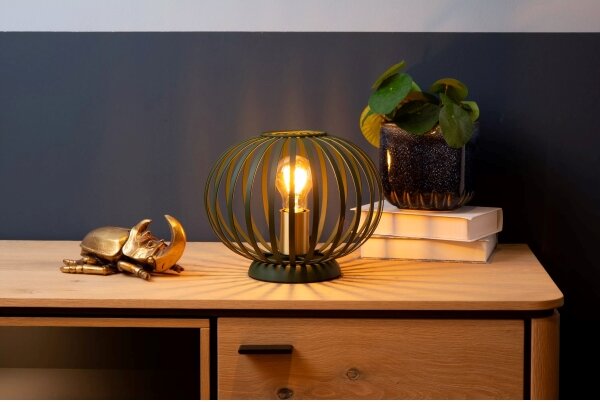 Lucide 78574/25/33 - Stolní lampa MANUELA 1xE27/40W/230V zelená