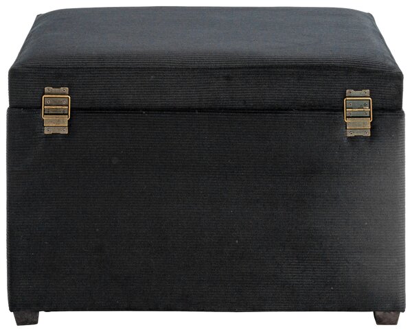 TRUHLOVÁ LAVICE, textil, kompozitní dřevo, 58/42/39 cm - Taburety, Online Only