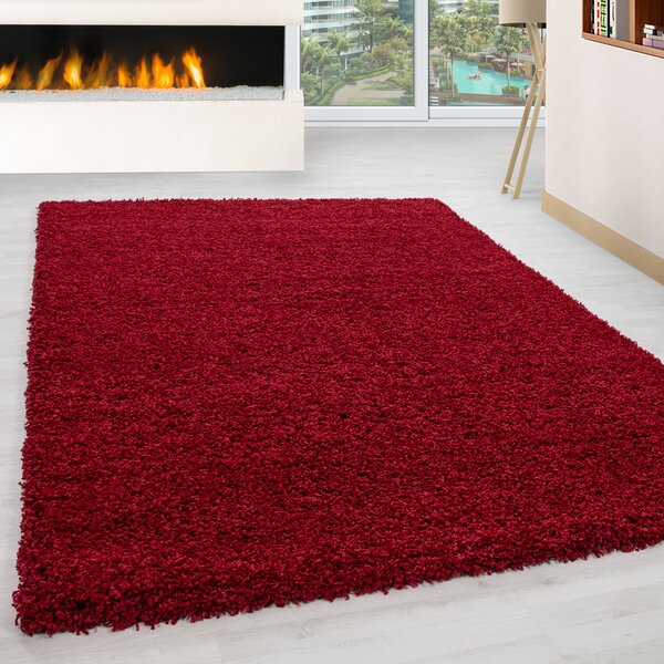 Kusový koberec Life Shaggy 1500 red 80x250 cm