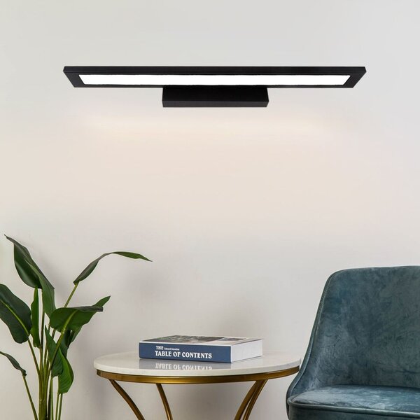 Toolight Toolight, LED koupelnové nástěnné osvětlení 60cm APP840-1W, černá matná, OSW-06665