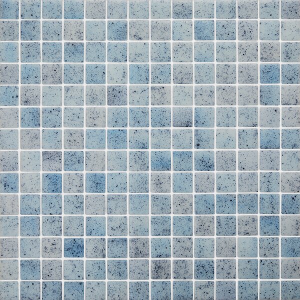 Hisbalit Skleněná mozaika modrá Mozaika REEF BORNEO 2,5x2,5 (33,3x33,3) cm - 25BORNLH