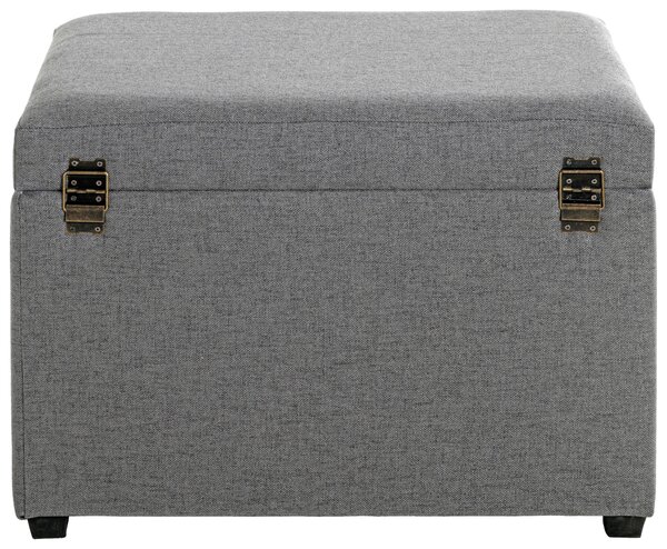 TRUHLOVÁ LAVICE, textil, kompozitní dřevo, 58/42/39 cm - Taburety, Online Only