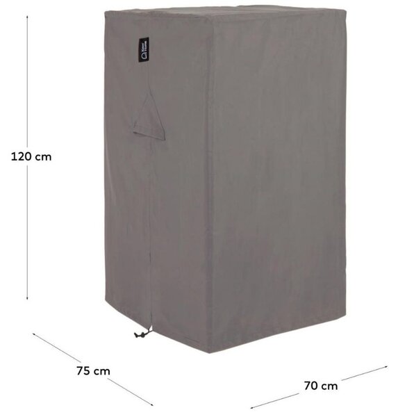 Kave Home Šedý ochranný obal na zahradní židle Iria 70 x 75 cm