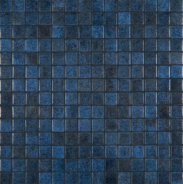 Hisbalit Skleněná mozaika modrá Mozaika DEEP TAAL 2,5x2,5 (33,3x33,3) cm - 25TAALLH