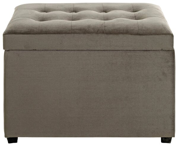 TRUHLOVÁ LAVICE, textil, kompozitní dřevo, 58/42/39 cm - Taburety, Online Only