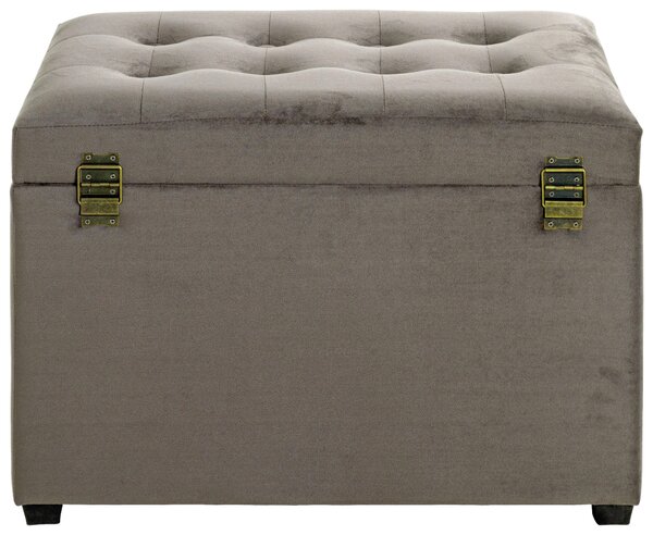TRUHLOVÁ LAVICE, textil, kompozitní dřevo, 58/42/39 cm - Taburety, Online Only
