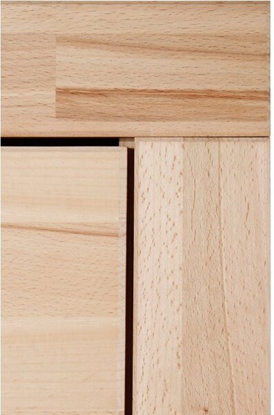 Prosklená komoda Highboard BUK masiv - STEFI