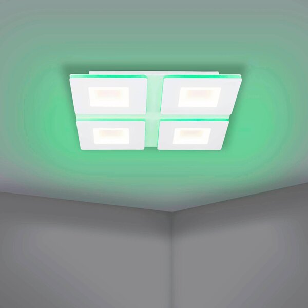 STROPNÍ LED SVÍTIDLO, 45/45/5 cm Eglo - Stropní svítidla