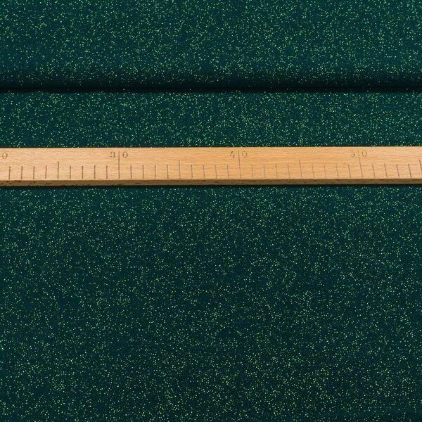 Polyesterový úplet LUREX 1555/01 UNI jednobarevný zelený se třpytkami, š.150cm (látka v metráži)