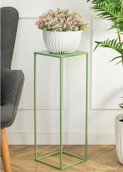 Stojan na květiny 70x24 cm tmavě zelená