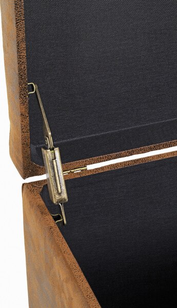 TRUHLOVÁ LAVICE, textil, kompozitní dřevo, 58/42/39 cm - Taburety, Online Only