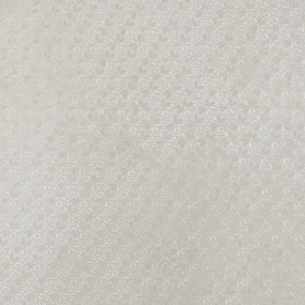 Luxusní ubrus PVC s textilním podkladem PEARL ZG-6263B, květinový damaškový vzor, smetanová, š.140cm (metráž)
