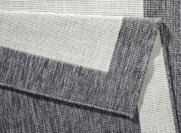Kusový koberec Twin-Wendeteppiche 103108 creme grau 80x350 cm