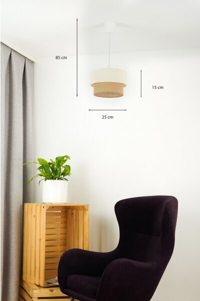Brilagi - LED Lustr na lanku BOHO STYLE 1xE27/15W/230V pr. 25 cm