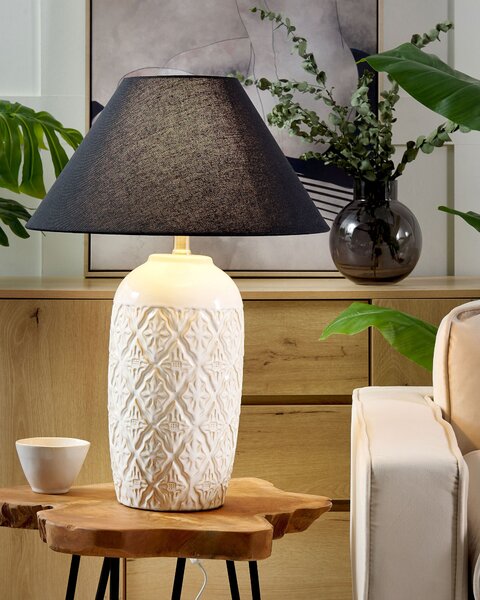 Stolní lampa TELIRE Keramika Béžová