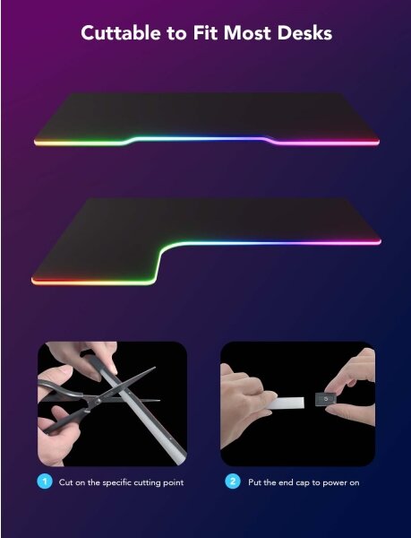 Govee - Neon LED podsvícení pro stůl 3m RGBIC Wi-Fi