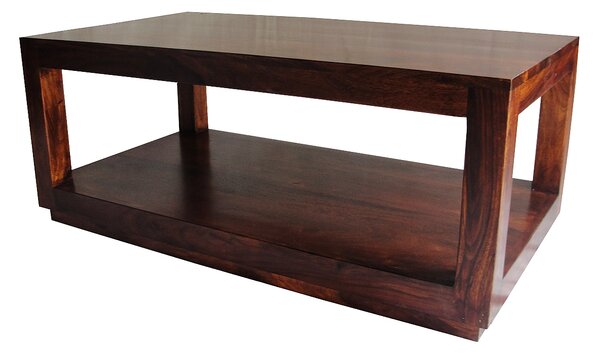 Luxusní konferenční stolek z masivu palisandr 90x45x60