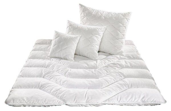 4sleep Set MEDICAL z dutého vlákna, prošívaný, přikrývka 140x200cm, polštář 70x90cm, normal (1000 + 1000g), v ECO sáčku