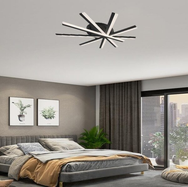 LED Stmívatelný přisazený lustr LED/75W/230V 3000-6500K + dálkové ovládání
