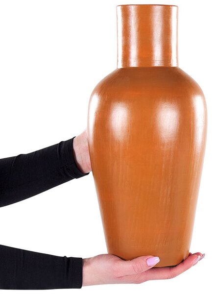 Dekorativní váza KARFI Keramika 37 cm Oranžová