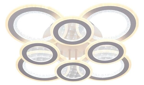 LED Stmívatelný přisazený lustr LED/200W/230V 3000-6500K + dálkové ovládání