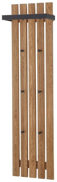 ŠATNÍ PANEL, přírodní barvy, černá, dub, 40/150/22 cm - Šatní panely, Online Only