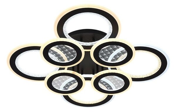 LED Stmívatelný přisazený lustr LED/200W/230V 3000-6500K + dálkové ovládání