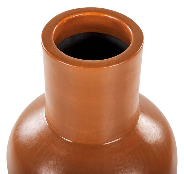 Dekorativní váza KARFI Keramika 37 cm Oranžová