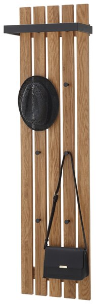 ŠATNÍ PANEL, přírodní barvy, černá, dub, 40/150/22 cm - Šatní panely, Online Only