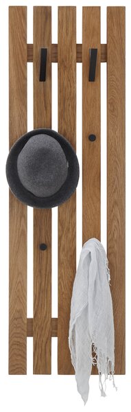 ŠATNÍ PANEL, přírodní barvy, černá, dub, 38/120/14 cm - Šatní panely, Online Only