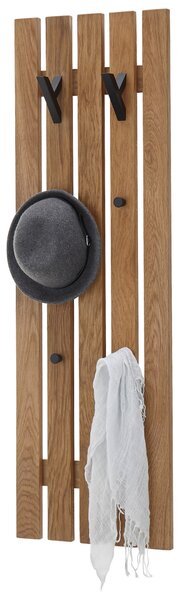 ŠATNÍ PANEL, přírodní barvy, černá, dub, 38/120/14 cm - Šatní panely, Online Only