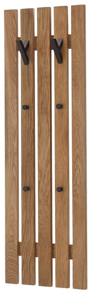 ŠATNÍ PANEL, přírodní barvy, černá, dub, 38/120/14 cm - Šatní panely, Online Only