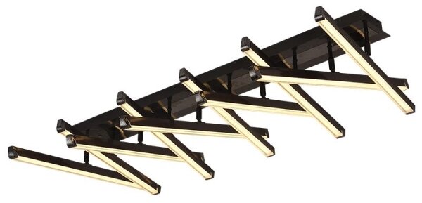 LED Stmívatelný přisazený lustr LED/125W/230V 3000-6500K + dálkové ovládání