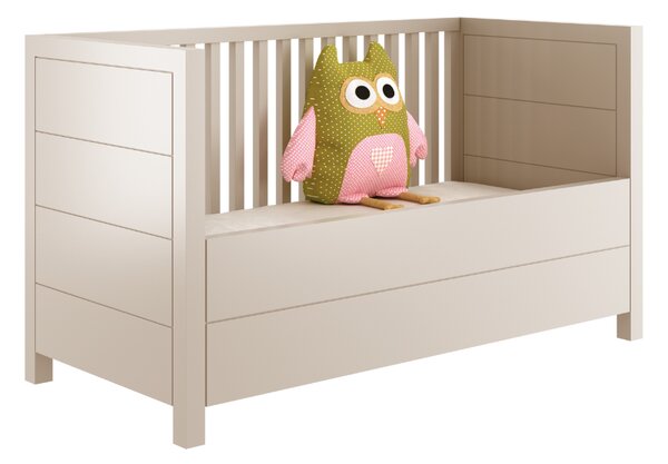 Přestavitelná dětská postýlka SIMONE cm se 3 polohami roštu 70x140 - Bílá