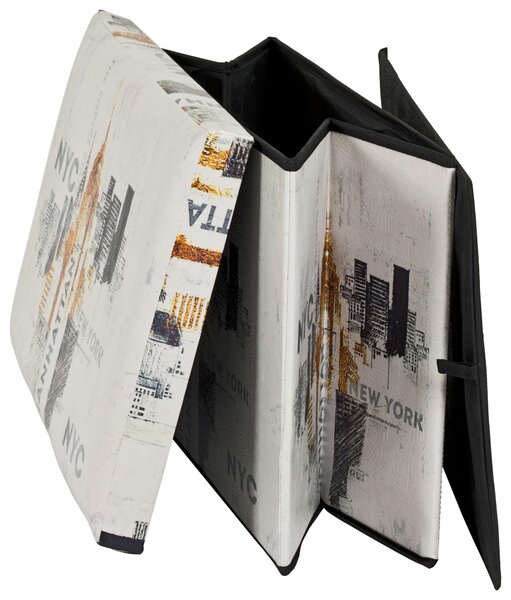 ÚLOŽNÝ BOX textil, kompozitní dřevo Carryhome - Boxy, Online Only