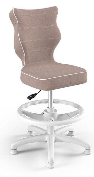 Výškově nastavitelná dětská židle bez koleček STARORŮŽOVÁ dítě 119 - 142 cm (výška stolu 68 - 81 cm)
