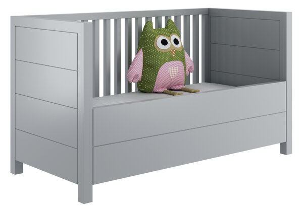 Přestavitelná dětská postýlka SIMONE cm se 3 polohami roštu 70x140 - Bílá
