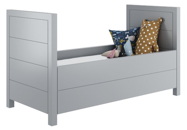 Přestavitelná dětská postýlka SIMONE cm se 3 polohami roštu 70x140 - Bílá