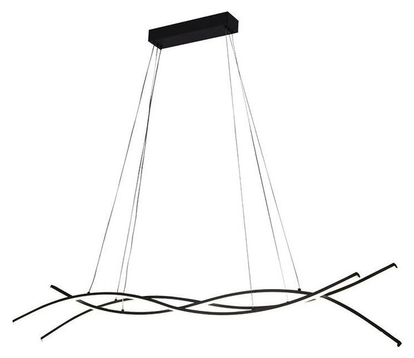 LED Stmívatelný lustr na lanku LED/80W/230V 3000-6500K + dálkové ovládání