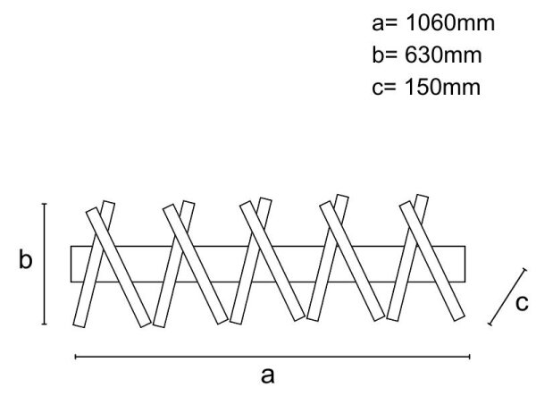 LED Stmívatelný přisazený lustr LED/125W/230V 3000-6500K + dálkové ovládání