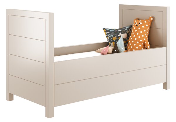 Přestavitelná dětská postýlka SIMONE cm se 3 polohami roštu 70x140 - Bílá