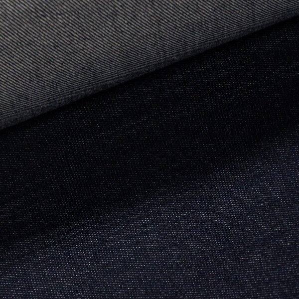 Bavlněná riflovina (denim, džínovina) modrá, klasická, š.160cm, 340 g/m2, 100% bavlna (látka v metráži)