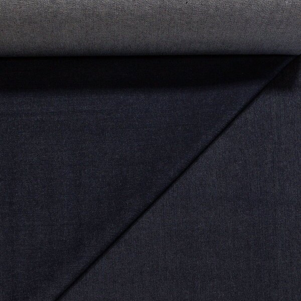 Bavlněná riflovina (denim, džínovina) modrá, klasická, š.160cm, 340 g/m2, 100% bavlna (látka v metráži)