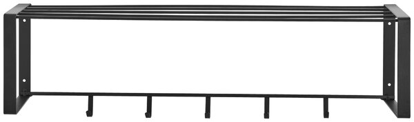 ŠATNÍ PANEL, černá, 80/23/25 cm Carryhome - Šatní panely, Online Only