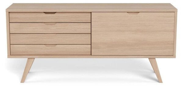 AC Design A-Line, 1 dveře/dveří, 2 police/polic, Dub, Dřevo, Dub, Dřevo