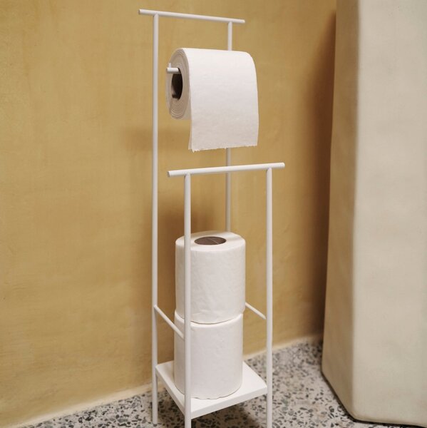 FERM LIVING Stojan na toaletní papír Dora, White