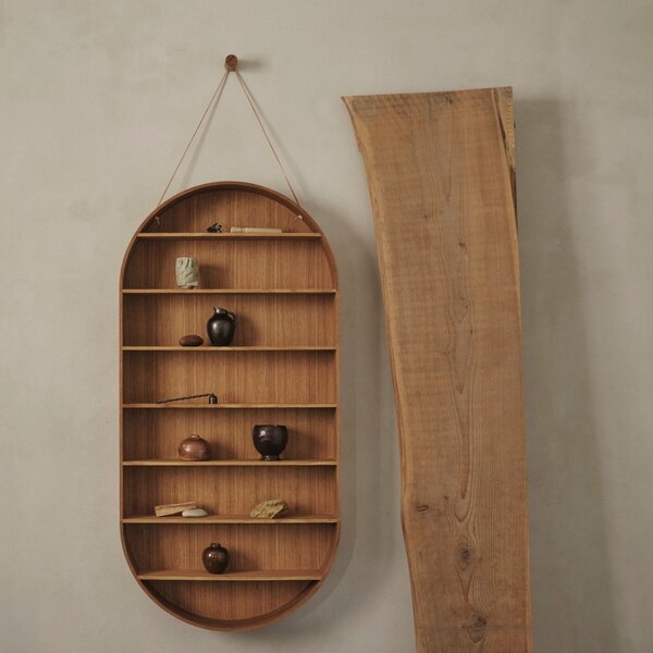 FERM LIVING Police Oval Dorm, Smoked Oak