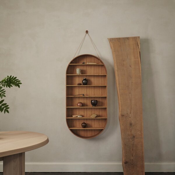 FERM LIVING Police Oval Dorm, Smoked Oak