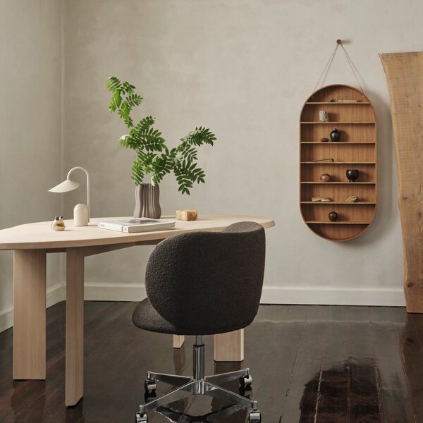 FERM LIVING Police Oval Dorm, Smoked Oak